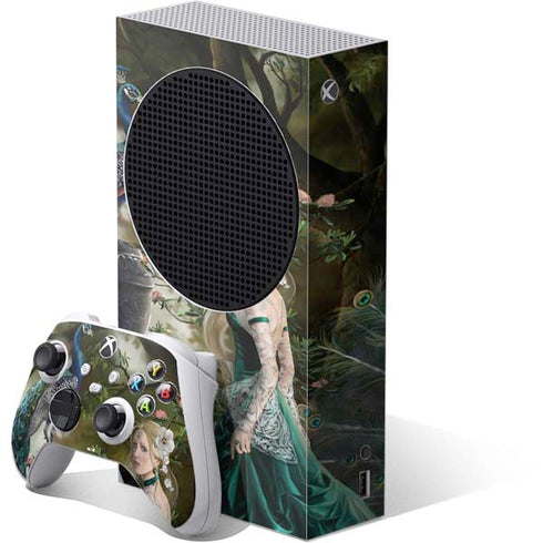 Woman with Peacocks by Nene Thomas Xbox Series S Skins